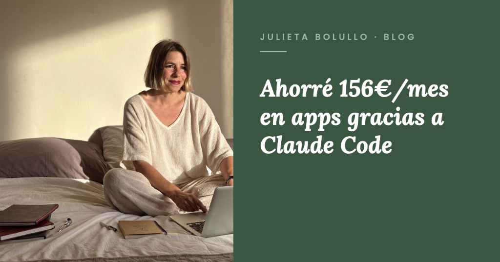 Julieta Bolullo — La primera tarde fue horrible.