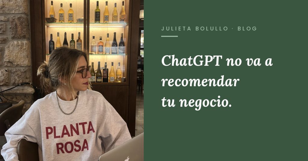 Cómo aparecer en ChatGPT