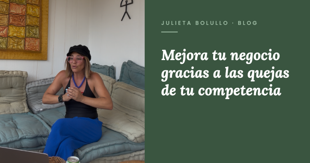 Julieta Bolullo — Yo di la idea por muerta una hora.